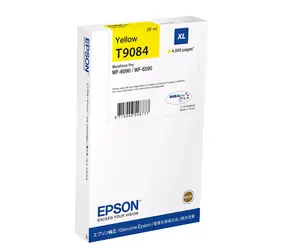 Epson C13T90844N žlutá XL / Inkoustová cartridge / originální / 39 ml / pro WorkForce Pro WF-6090, WF-6590