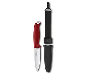 VICTORINOX Venture červená / Nůž s pevnou čepelí / čepel 105 mm / blistr