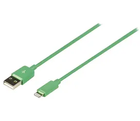 Valueline Kabel Apple Lightning - USB-A zelená / Nabíjecí a synchronizační kabel / 2 m