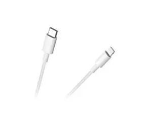 Rebel RB-6009-100-W / Datový kabel / USB-C - Lightning / 1 m