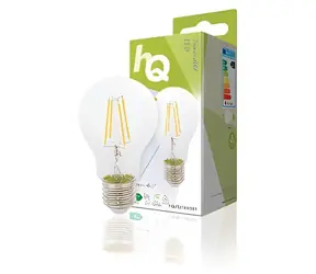 HQ LED žárovka retro s vláknem A60 E27 / Žárovka / E27 / 4 W / 370 lm / 2700 K / stmívatelná