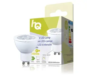 HQ MR16 GU10 / LED žárovka / 5,5 W / 350 lm / 2700K teplá bílá / stmívatelná