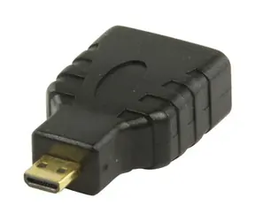 Valueline HDMI (F) - HDMI micro (M) redukce Gold / Redukce / pozlacené konektory / podpora 3D/4K