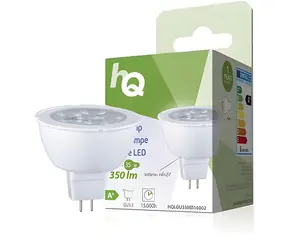 HQ LED žárovka GU5,3 5,5W / MR16 / 350lm / 2700K / teplá bílá