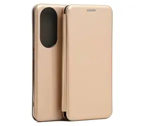 Beline Book Magnetic pouzdro pro Honor 90 zlatá / Pouzdro typu kniha / Umělá kůže / Stojánek