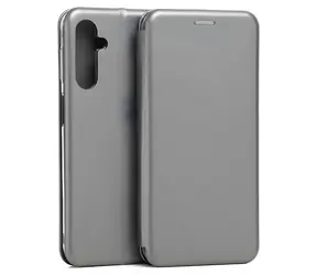 Beline Book Magnetic stříbrná / Peněženkové pouzdro / Samsung Galaxy M34 5G / Magnetické / Koženka