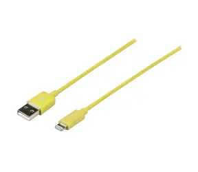 Valueline Kabel Apple Lightning - USB-A žlutá / Nabíjecí a synchronizační kabel / 2 m