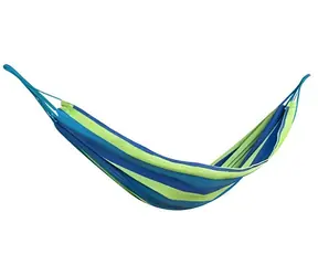Spokey IPANEMA modro-zelená / Houpací síť / Materiál: bavlna