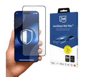 3mk HardGlass Matt Max ochranné sklo pro Apple iPhone 18 Pro / Ochranné sklo / Tvrzené / Matné