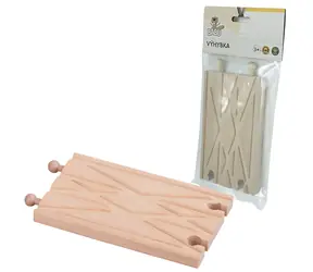 SPARKYS BABU Dvoukolejová rovná kolej / 15 cm / Dřevo / od 3 let