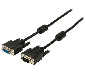 Valueline Prodlužovací kabel VGA (M) - VGA (F) černý / Video kabel / 3 m