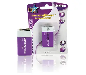 HQ Lithiová baterie 9V (6LR61)