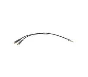 Redukce JACK 3,5 mm 4pin konektor na 2x JACK 3,5 mm zdířka stereo / Redukce / Stereo audio kabel