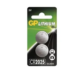 GP CR2025 / Lithiová knoflíková baterie / 2 ks