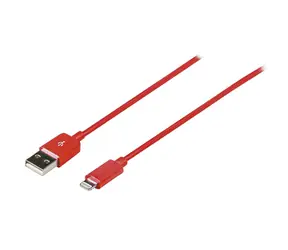 Valueline Kabel Apple Lightning - USB-A červená / Nabíjecí a synchronizační kabel / 2 m