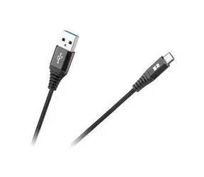 Rebel Kabel USB - USB-C černý 1 m / Kabel