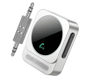 Borofone BC52 stříbrná / FM transmitter Bluetooth / Jack 3,5 mm