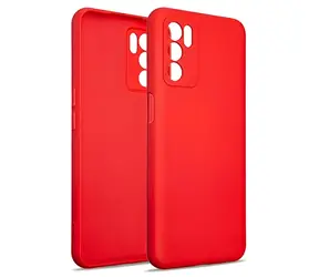 Beline Silicone Case červená / Pouzdro / Silikon / Oppo A16, A16s, A16K