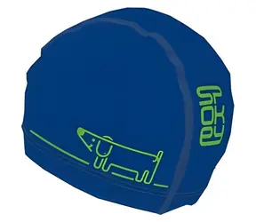Spokey TRACE JUNIOR modrá / Plavecká čepice / Nylon / Potisk pejsek