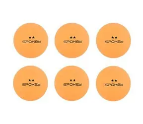 Spokey SKILLED oranžová / Míčky na stolní tenis / 6 ks / 2*