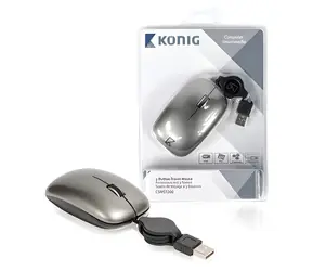 König CSMST200 / Cestovní myš / 3 tlačítka