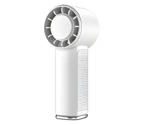 Mini ventilátor LLD-F76 bílá / Ventilátor / Ruční i stolní / USB-C / 3 rychlosti / Na baterie