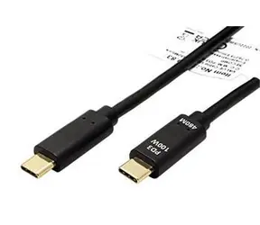Value kabel USB-C(M) - USB-C(M) PD 100W, 2m, černý / Kabel / USB 2.0