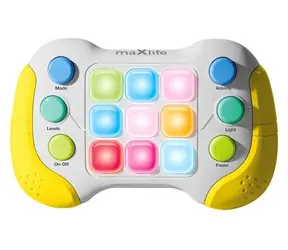 Maxlife MXPS-300 / Přenosná hra / Pop It / 4 herní režimy / světelné a zvukové efekty
