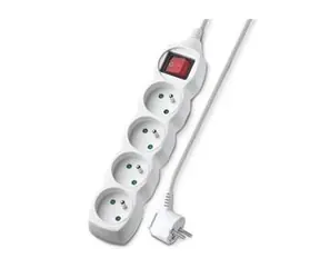 Geti GEC42S / Prodlužovací přívod / 230 V / 4 zásuvky / 2 m / Vypínač