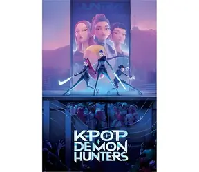 Plakát K-Pop Demon Hunters Key Art / Plakát / Licenční design