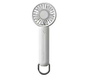 HX-137B bílá / Ruční ventilátor / se svítilnou / USB-C / 3 rychlosti