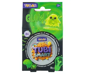 TUBAN Modelovací hmota Tubi Smart Glow 50 g / Bílá / od 3 let