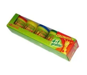 EASY Modelovací hmota Creative STANDARD / V kelímcích s formičkami / 5 barev / 280 g