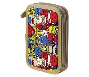 EASY Školní penál dvoupatrový Monster / Penál
