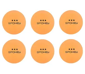 Spokey SPECIAL oranžová / Míček na pingpong / 3 hvězdičky / 6 ks