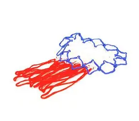Spokey CORF Basketbalová síť / Síť na basketbalový koš / Náhradní