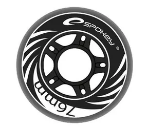 Spokey Náhradní kolečka k bruslím PU 76 mm / Náhradní kolečka / PU / 76 mm