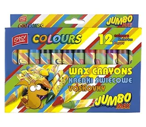 Easy JUMBO MAX 14x100 mm / Voskovky / 12 barev