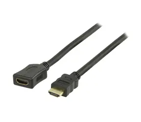 Valueline GOLD černá / Prodlužovací HDMI kabel / 3D/4K podpora / 3 m