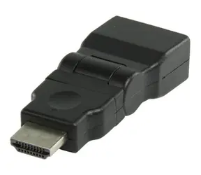 Valueline VLVP34905B / Redukce HDMI / otočná / poniklovaná / 4K / 3D