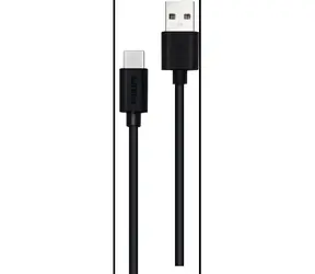 Philips DLC3104A/00 černá / Nabíjecí kabel / USB-A - USB-C / 1,2 m