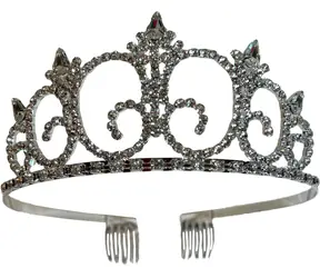 SPARKYS Čelenka Diamond Queen PINK / Karnevalový doplněk / Kov