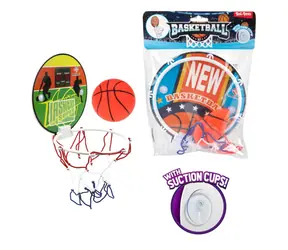 TEDDIES Basketbalový koš na přísavky s míčkem / Basketbalový koš / Plast / od 3 let