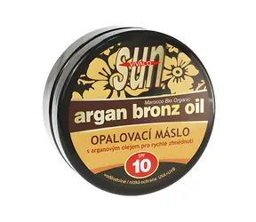 Vivaco SUN Argan Bronz Oil Opalovací máslo s bio arganovým olejem SPF 10 200 ml