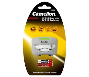 Camelion LED čelovka 3W / Čelovka / 120 lm / 3x AAA / 4 režimy