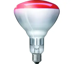 Philips BR125 červená / Infrazářič / E27 / 250 W / 230-250 V