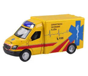 SPARKYS Záchranáři Model auta Ambulance ZZS Mercedes-Benz / 1:36 / Kov / bez obalu