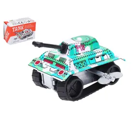 WIKY Tank kovový na klíček / Natahovací hračka / Kov / 6 cm / V krabici / 3+ let