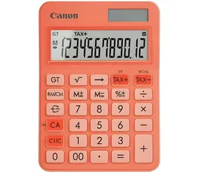 Canon LS-125KB-OR oranžová / Kalkulačka / 12místná / Solární a baterie / LCD displej