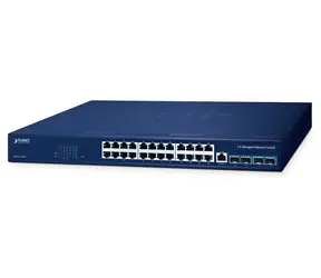 Planet GS-6311-24T4X / Switch / L3 / 24x 1Gb / 4x 10Gb SFP+ / QoS / Fanless